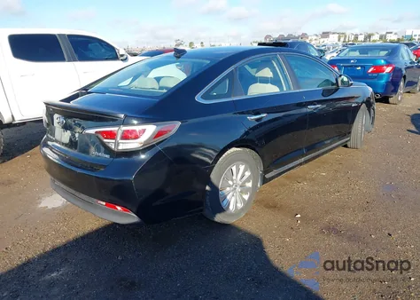 2016 Hyundai Sonata Hybrid Se z USA, uszkodzony, nr VIN KMHE24L17GA014571